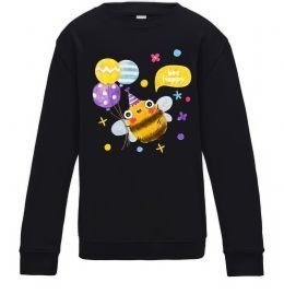 Детский Свитшот Bee happy Детский Свитшот Bee happy