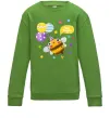 Детский Свитшот Bee happy Лаймовый Детский Свитшот Bee happy Лаймовый фото