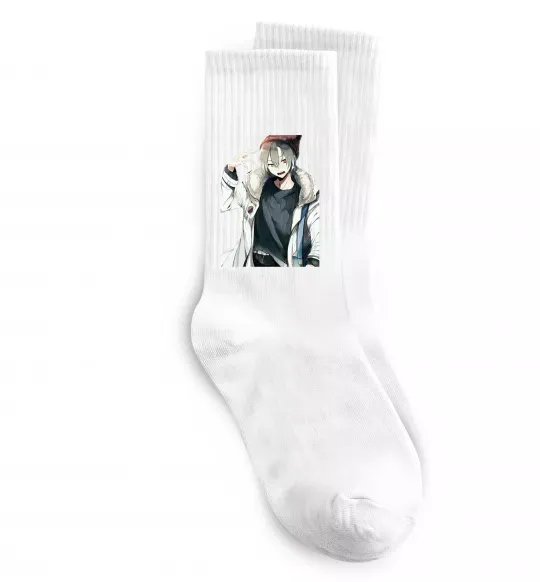 Носки Аніме хлопчик Белый фото