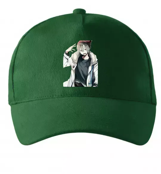 Кепка Аніме хлопчик Темно-зеленый фото