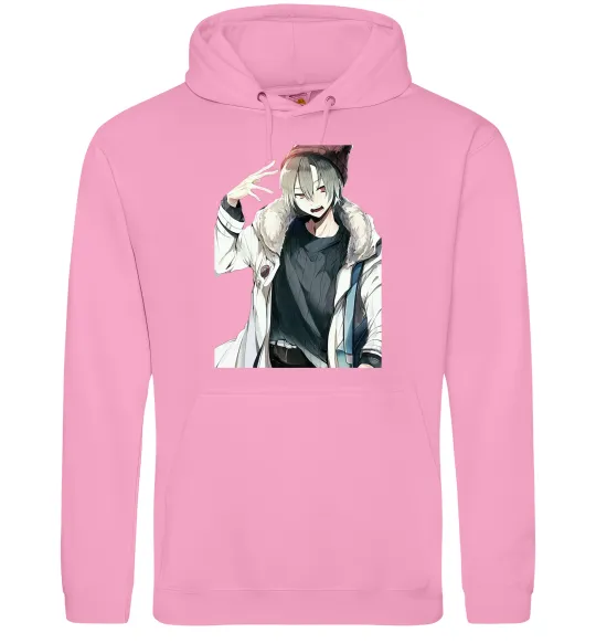 Женская толстовка (худи) Аніме хлопчик Розовый фото