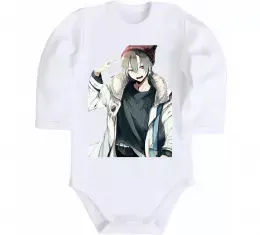 Детский боди Аніме хлопчик Белый фото