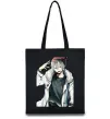 Еко-сумка Аніме хлопчик Чорний Еко-сумка Аніме хлопчик Чорний фото