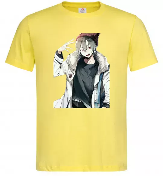 Чоловіча футболка Аніме хлопчик Лимонний фото