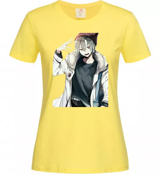 Жіноча футболка Аніме хлопчик Лимонний фото