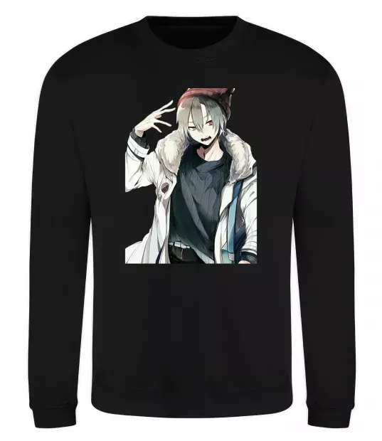 Свитшот Аніме хлопчик Черный фото