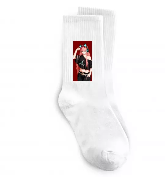 Шкарпетки Звукове обладнання Білий фото