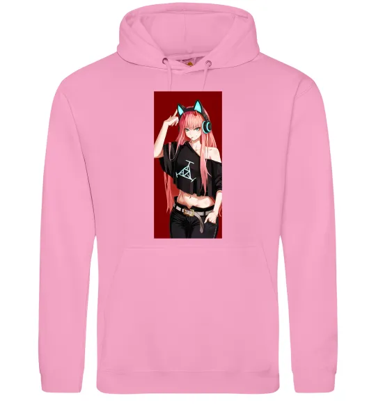 Мужская толстовка (худи) Звукове обладнання Розовый фото