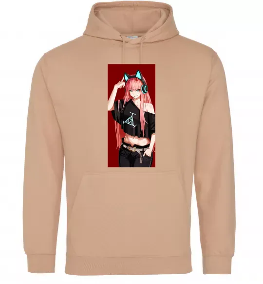 Мужская толстовка (худи) Звукове обладнання Песочный фото