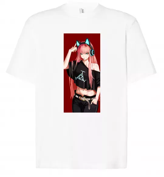 Футболка Оверсайз Звукове обладнання Белый фото