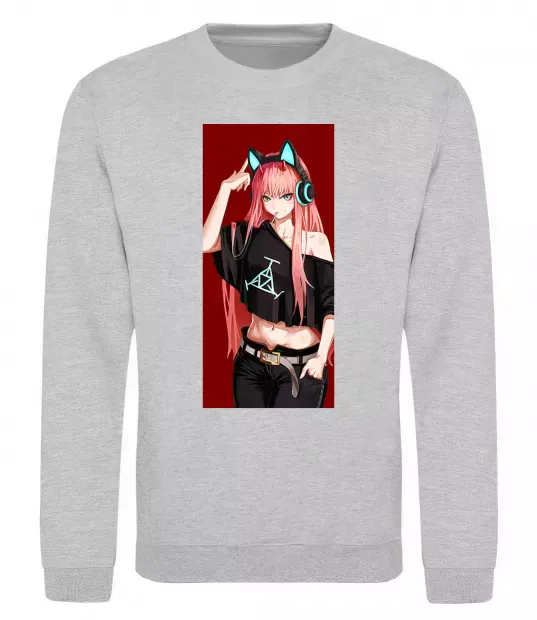 Свитшот Звукове обладнання Серый меланж фото