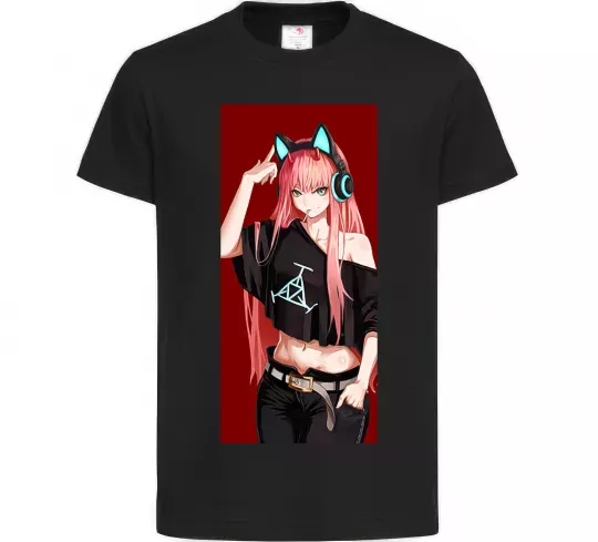 Детская футболка Звукове обладнання Черный фото