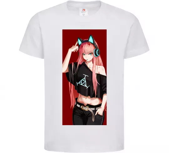 Детская футболка Звукове обладнання Белый фото