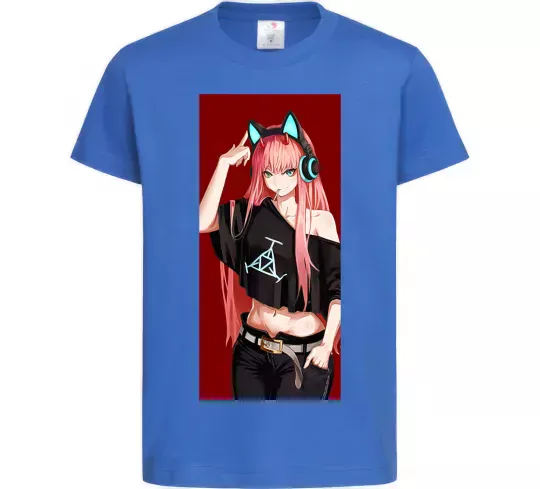 Детская футболка Звукове обладнання Ярко-синий фото