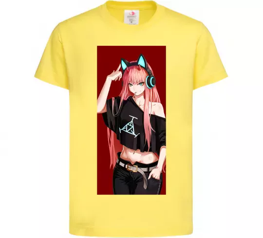 Детская футболка Звукове обладнання Лимонный фото