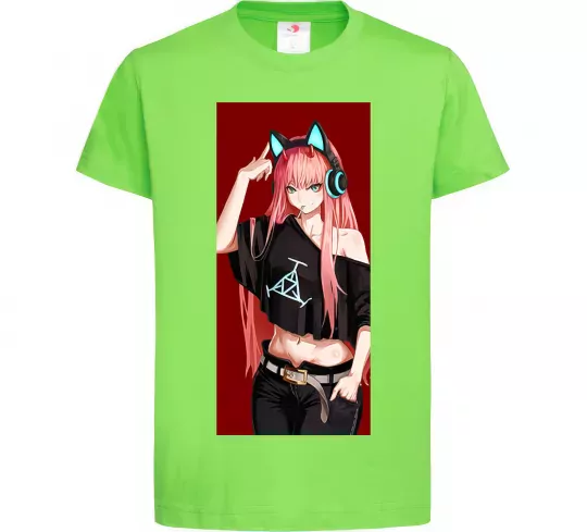 Детская футболка Звукове обладнання Лаймовый фото