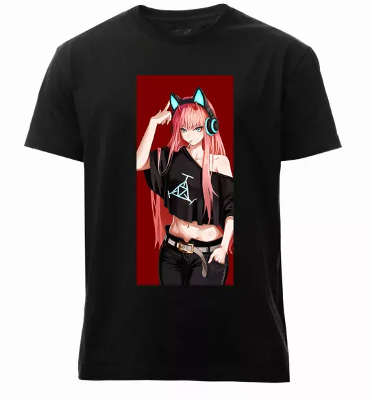 Чоловіча преміум футболка Звукове обладнання Чорний фото