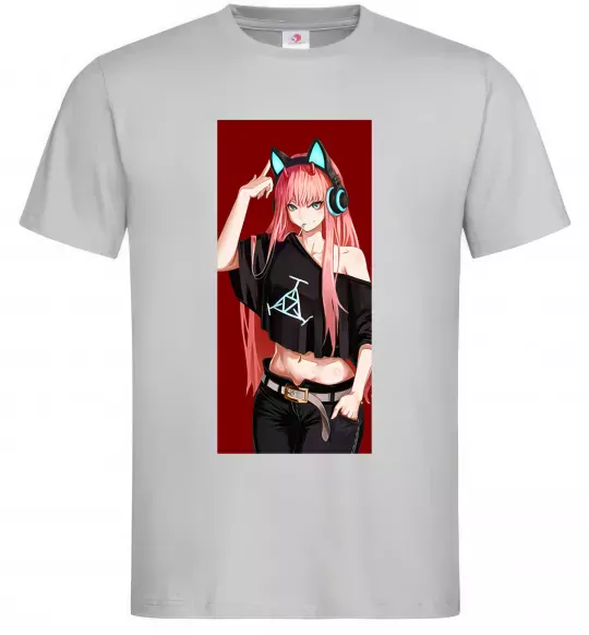 Мужская футболка Звукове обладнання Серый фото