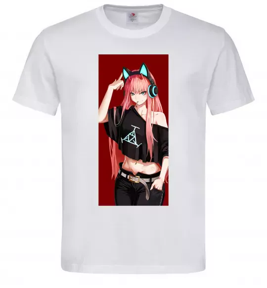 Мужская футболка Звукове обладнання Белый фото