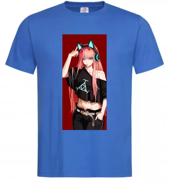 Мужская футболка Звукове обладнання Ярко-синий фото