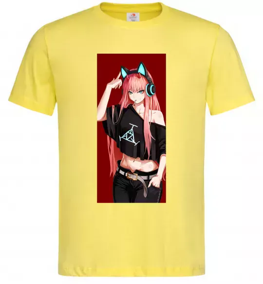 Мужская футболка Звукове обладнання Лимонный фото