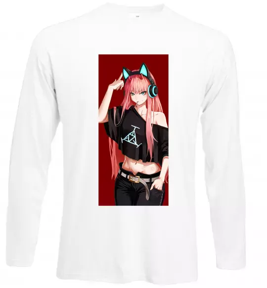 Лонгслив Звукове обладнання Белый фото