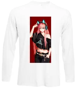 Лонгслів Anime boy Білий фото Лонгслів Anime boy Білий фото