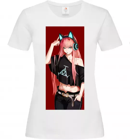 Женская футболка Звукове обладнання Белый фото