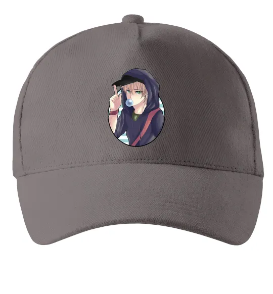 Кепка Boy with bubble gum Серый фото