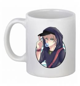 Чашка керамическая Boy with bubble gum