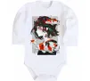 Детский боди Anime fish and girl Белый фото