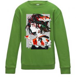 Дитячий світшот Anime fish and girl