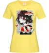 Жіноча футболка Anime fish and girl Лимонний фото