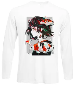 Лонгслів Anime boy Білий фото Лонгслів Anime boy Білий фото