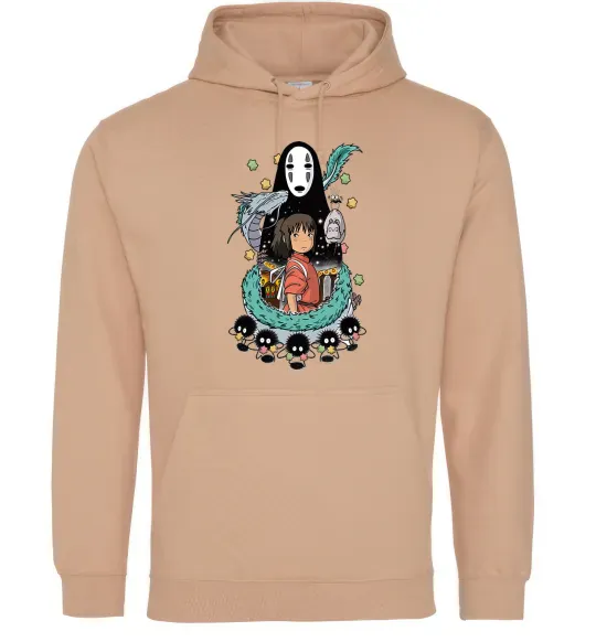 Жіноча толстовка (худі) Віднесені примарами Пісочний фото