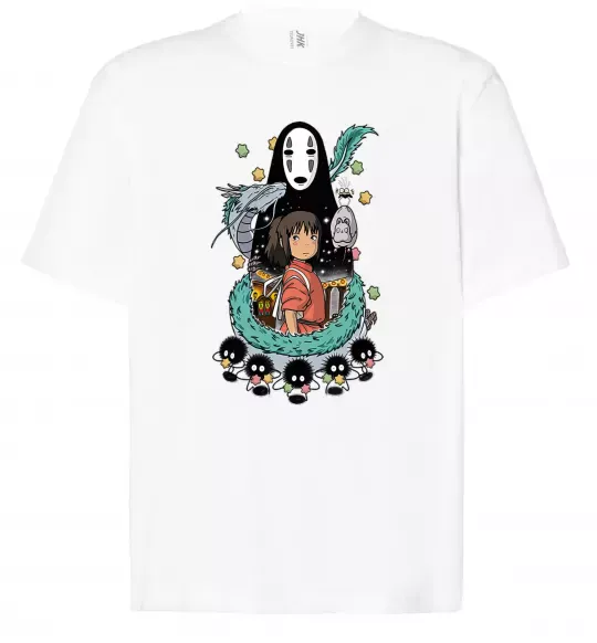 Футболка Оверсайз Віднесені примарами Белый фото