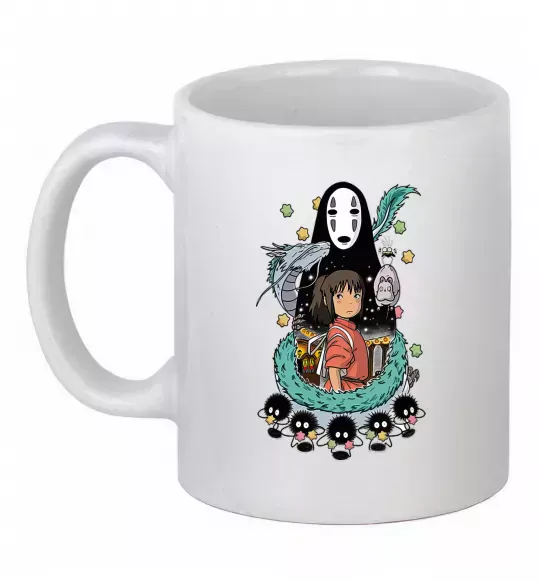 Чашка керамічна Віднесені примарами Білий фото