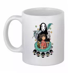 Чашка керамическая Anime boy Белый фото