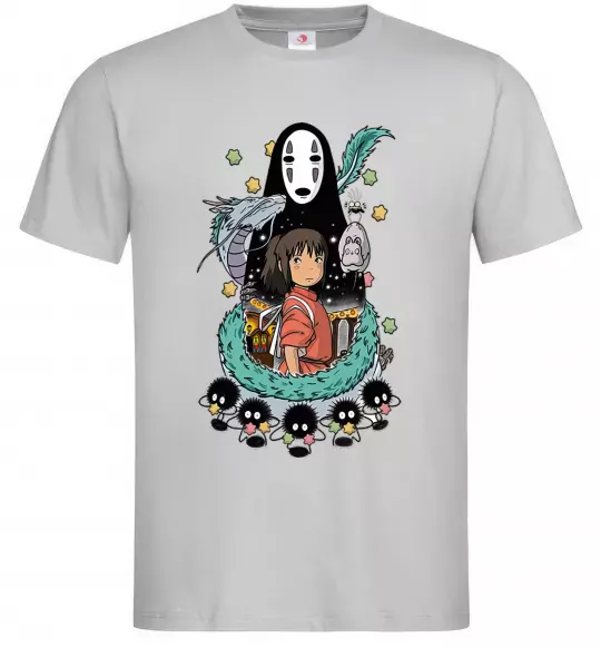 Мужская футболка Віднесені примарами Серый фото