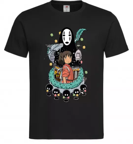 Мужская футболка Віднесені примарами Черный фото