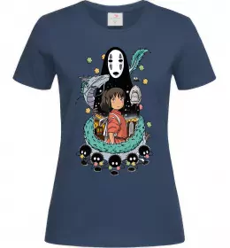 Женская футболка Віднесені примарами Темно-синий фото