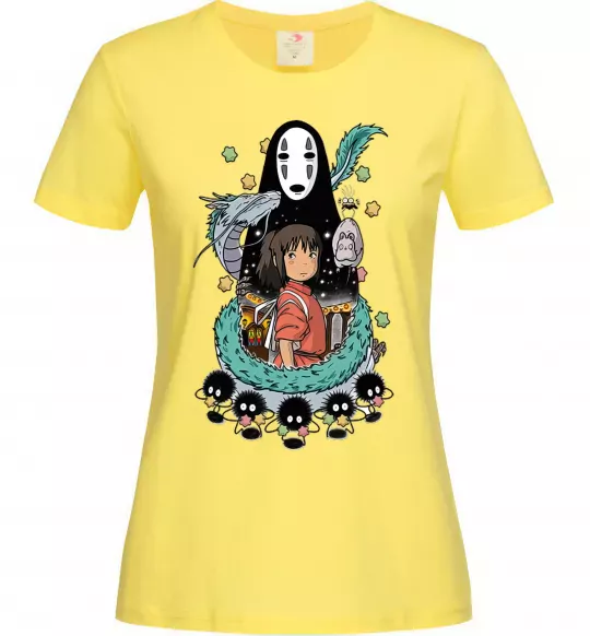 Жіноча футболка Віднесені примарами Лимонний фото