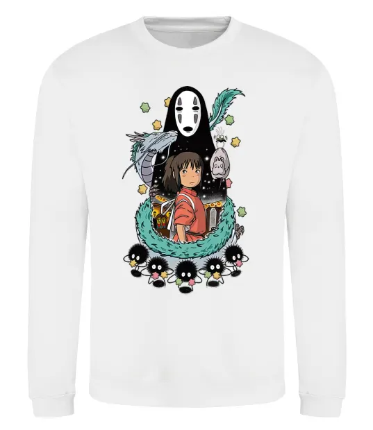 Свитшот Віднесені примарами Белый фото