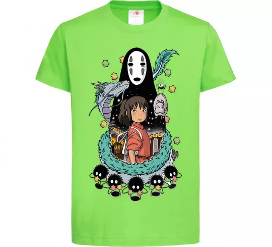 Детская футболка Віднесені примарами Лаймовый фото