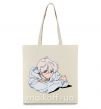 Эко-сумка Anime art boy Бежевый фото