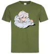 Чоловіча футболка Anime art boy Оливковий Чоловіча футболка Anime art boy Оливковий фото