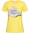 Жіноча футболка Anime art boy Лимонний Жіноча футболка Anime art boy Лимонний фото