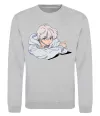 Свитшот Anime art boy Серый меланж Свитшот Anime art boy Серый меланж фото