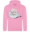 Жіноча толстовка (худі) Anime art boy Рожевий фото
