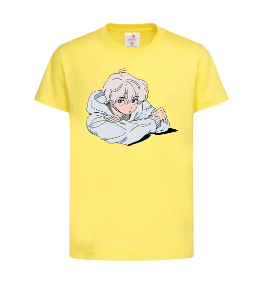 Детская футболка Anime art boy Лимонный фото